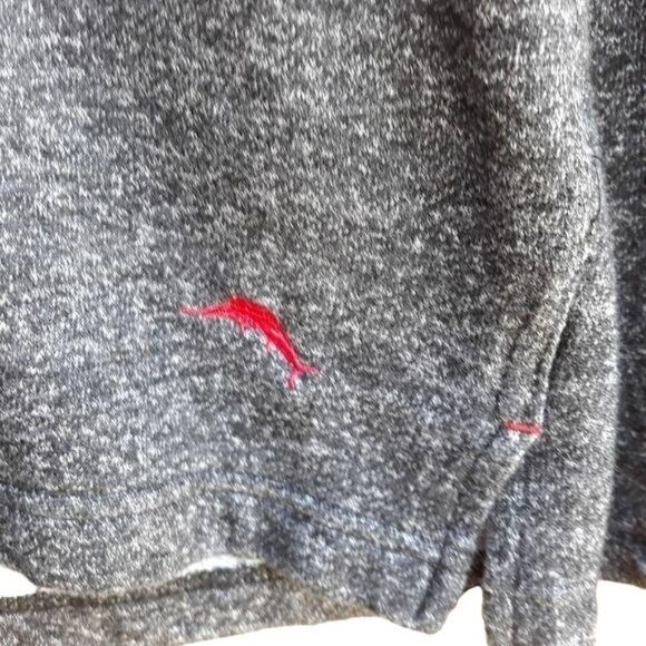 Tommy Bahama Mens L Sweatshirt Inside Out Exposed Stitching Color Blocked Gray - Picture 7 of 10